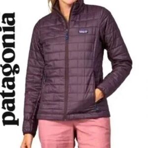 NWT Patagonia Women's Nano Puff Insulated Jacket (Obsidian Plum) size xsmall